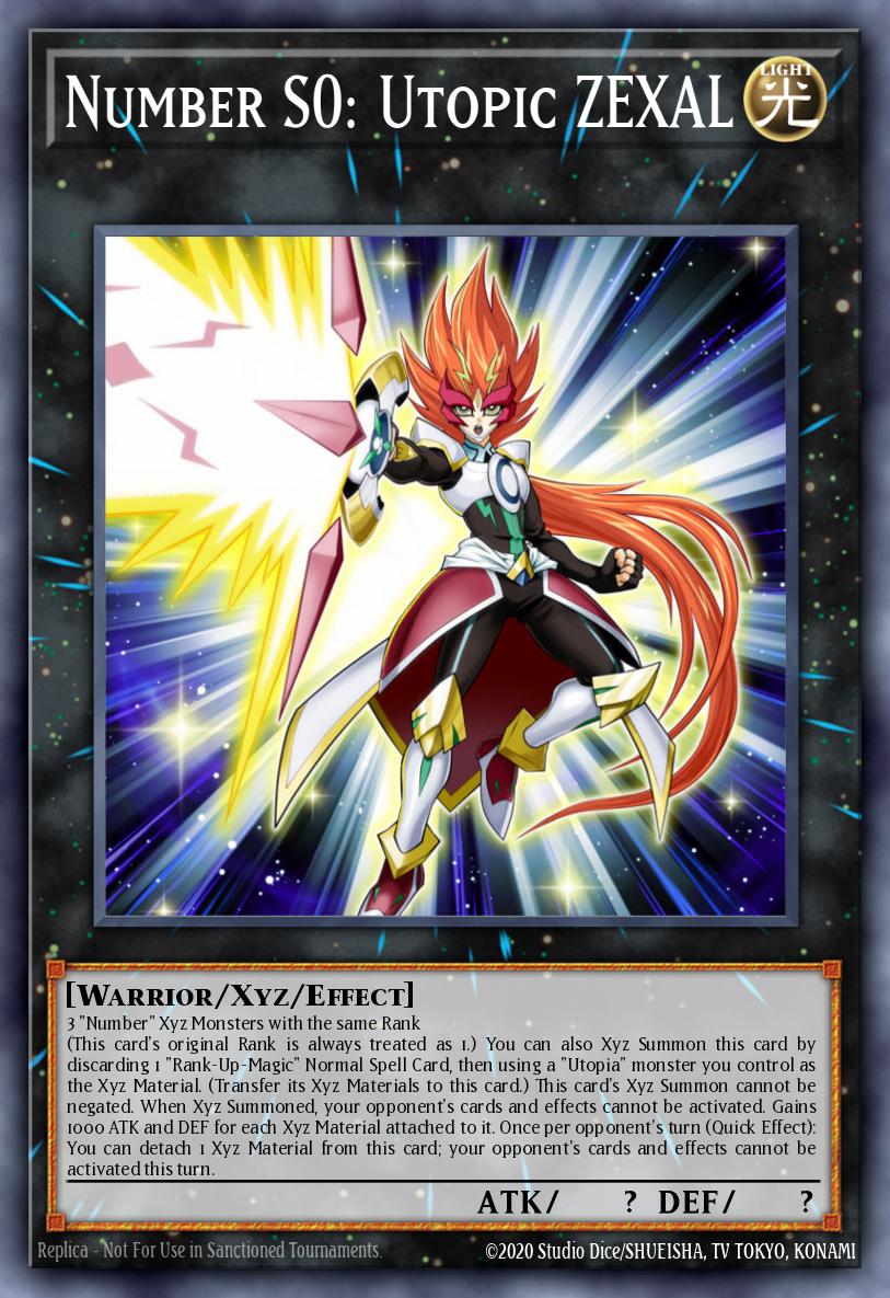 Number S0: Utopic ZEXAL JUMP-EN077 – Weekly Shonen Jump July 2016 membership promotional card
