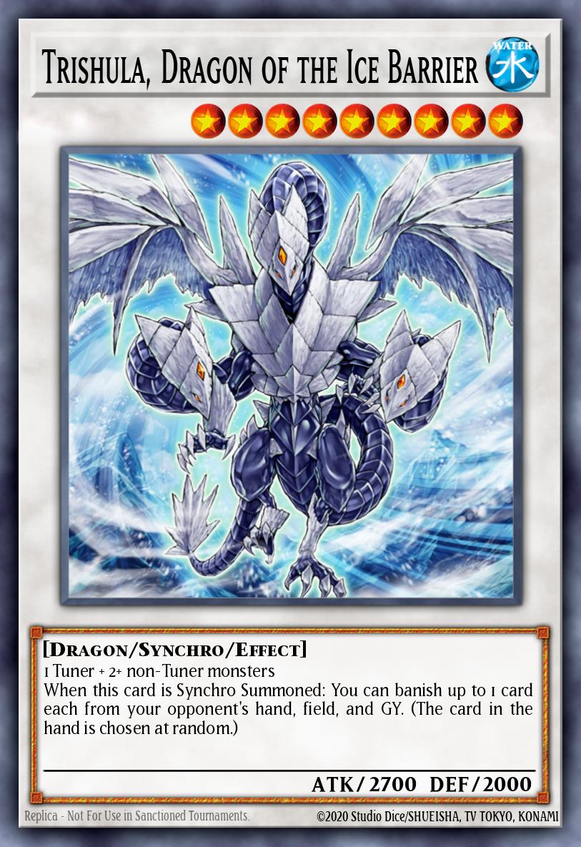 Trishula, Dragon of the Ice Barrier TYP1-EN013 – THANK YOU PACK