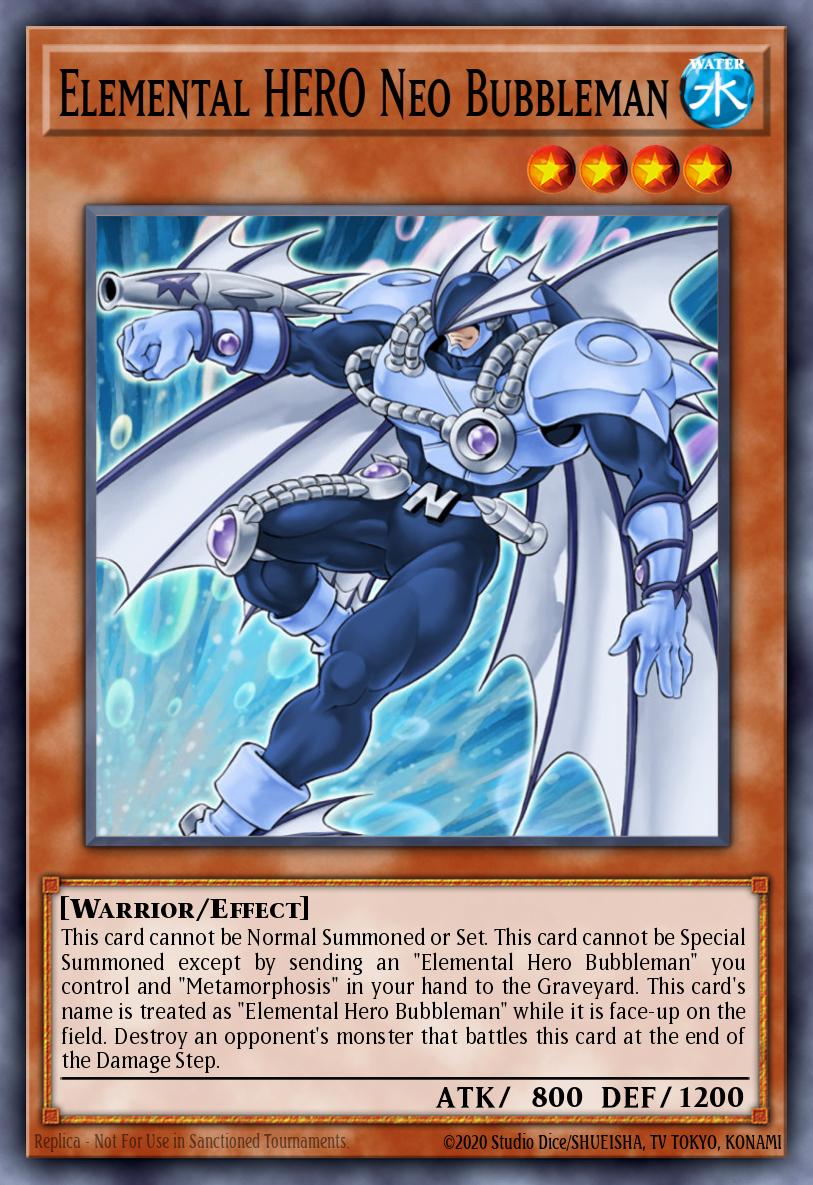Elemental HERO Neo Bubbleman SOI-EN004 – Shadow of Infinity