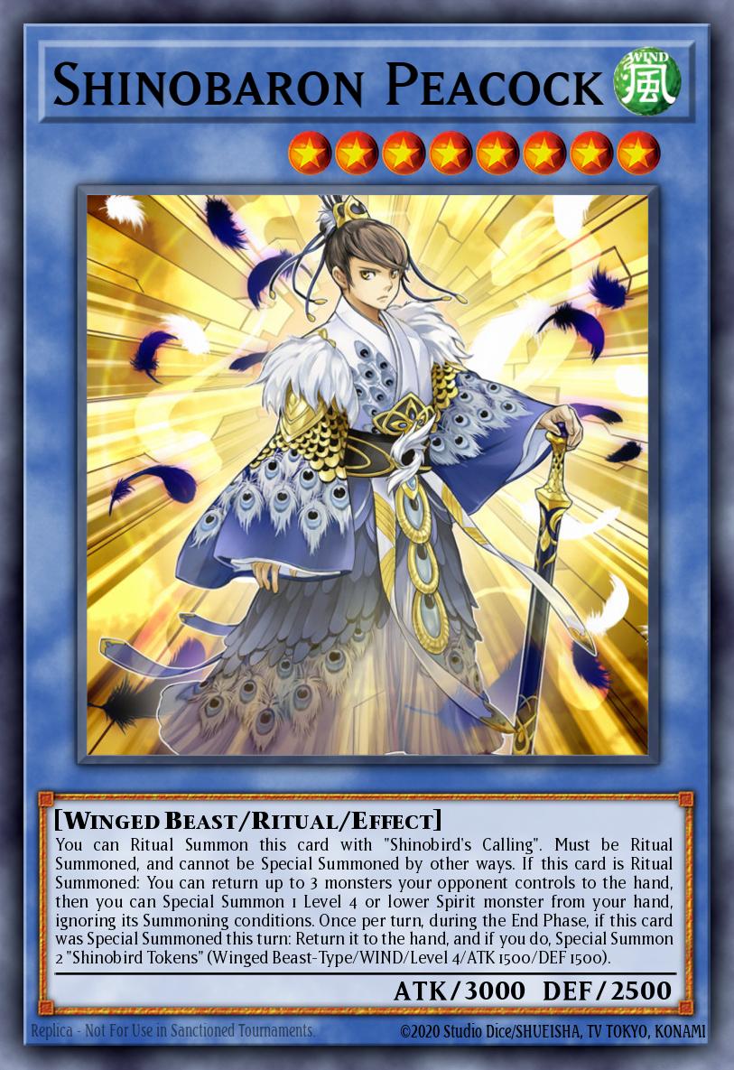 Shinobaron Peacock RATE-EN038 – Raging Tempest