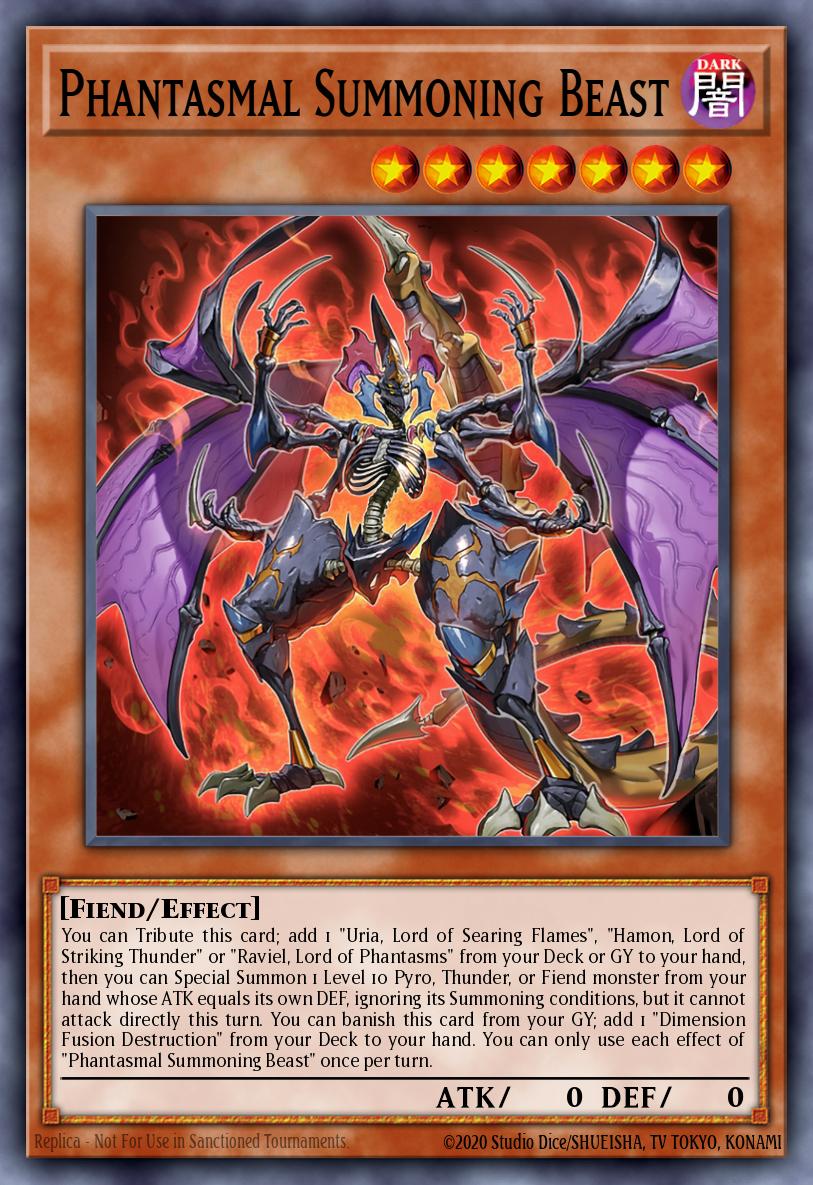 Phantasmal Summoning Beast MP25-EN156 – 2025 Mega-Pack Tin