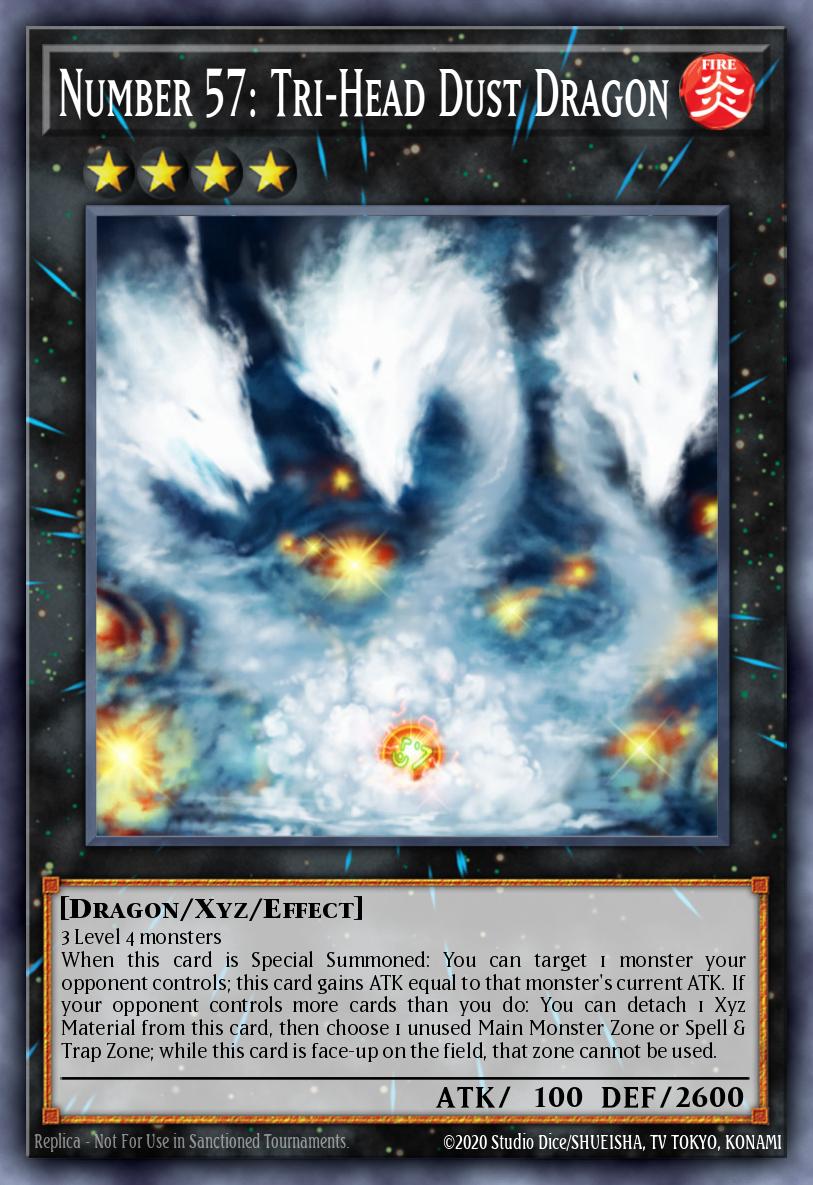 Number 57: Tri-Head Dust Dragon NUMH-EN030 – Number Hunters