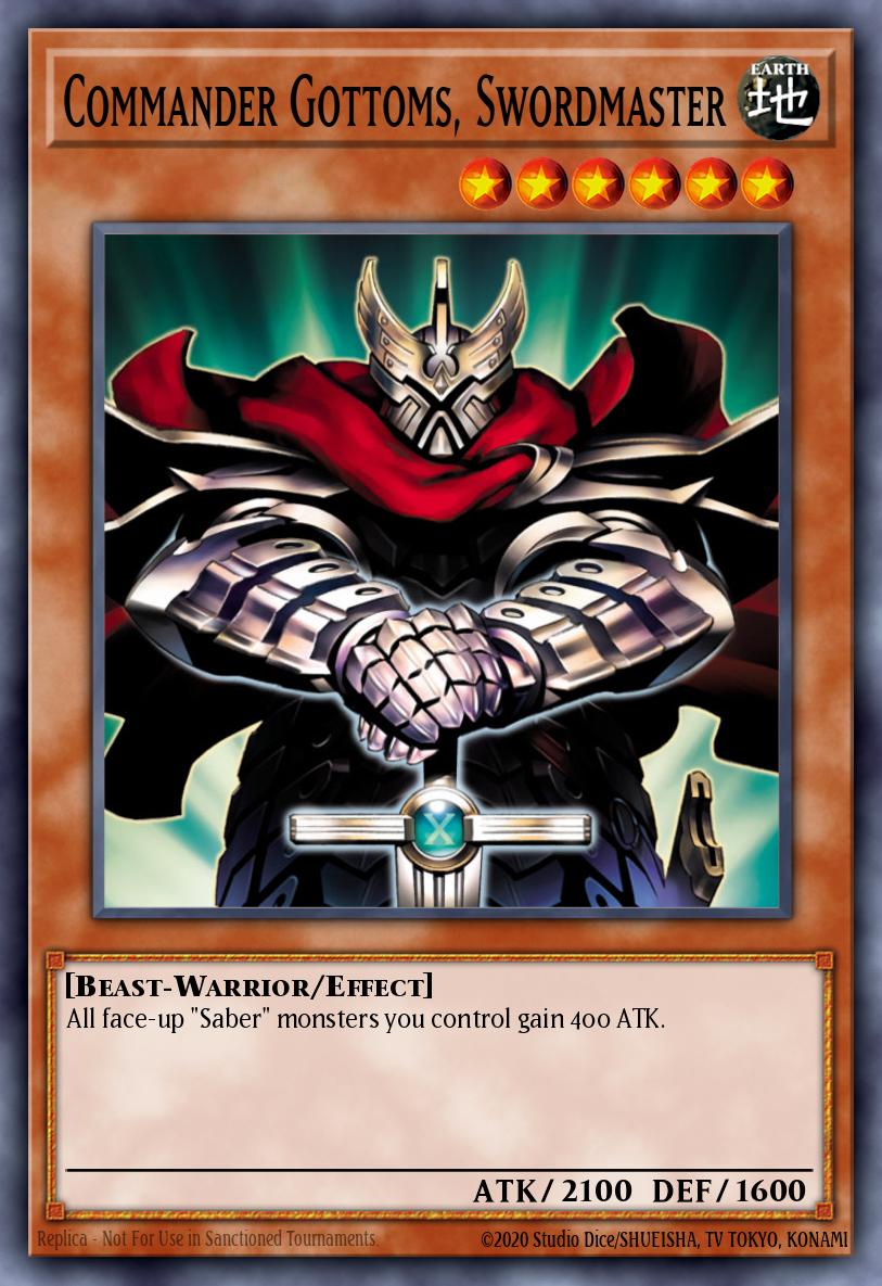 Commander Gottoms, Swordmaster HA01-EN013 – Hidden Arsenal