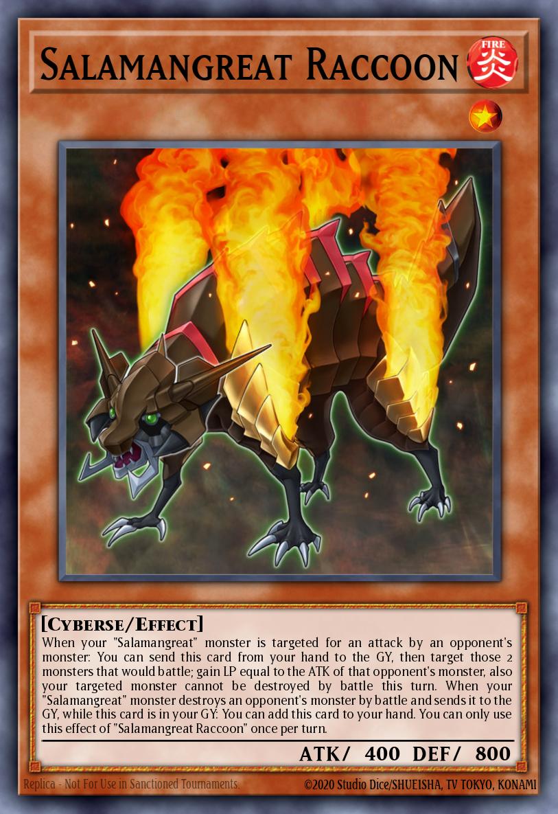 Salamangreat Raccoon SDSB-EN001 – Structure Deck: Soulburner