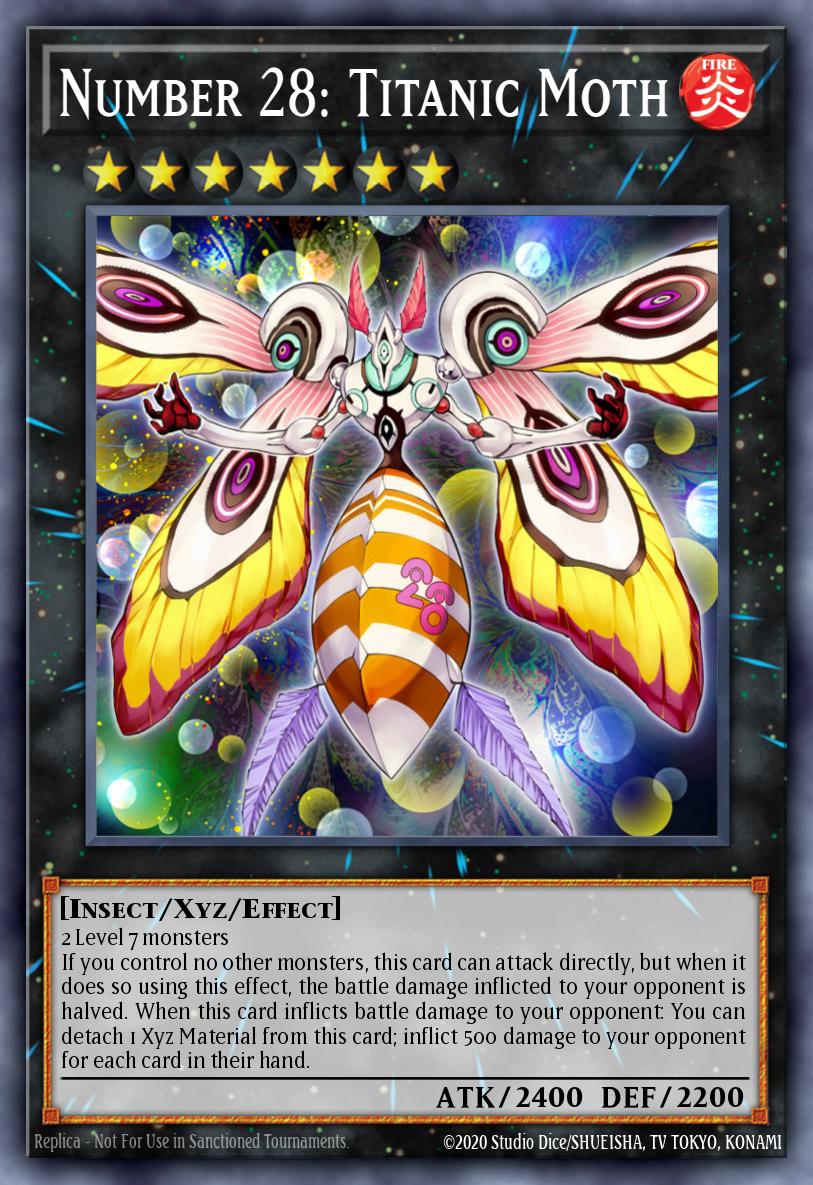 Number 28: Titanic Moth DUSA-EN013 – Duelist Saga
