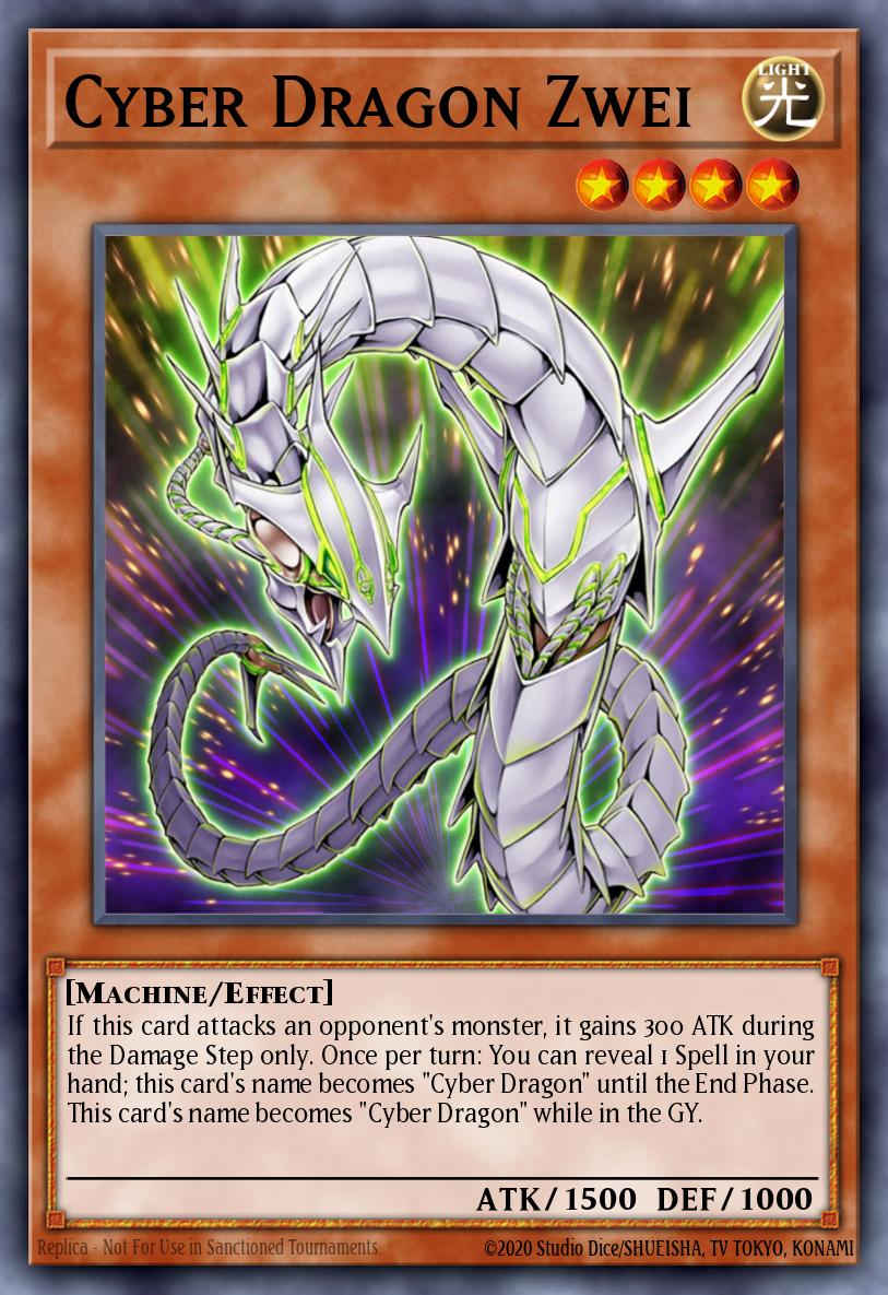 Cyber Dragon Zwei LEDD-ENB02 – Legendary Dragon Decks