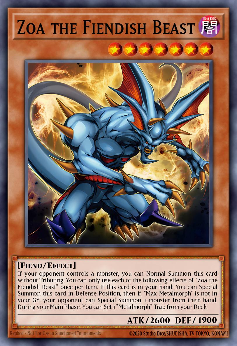 Zoa the Fiendish Beast ROTA-EN007 – Rage of the Abyss