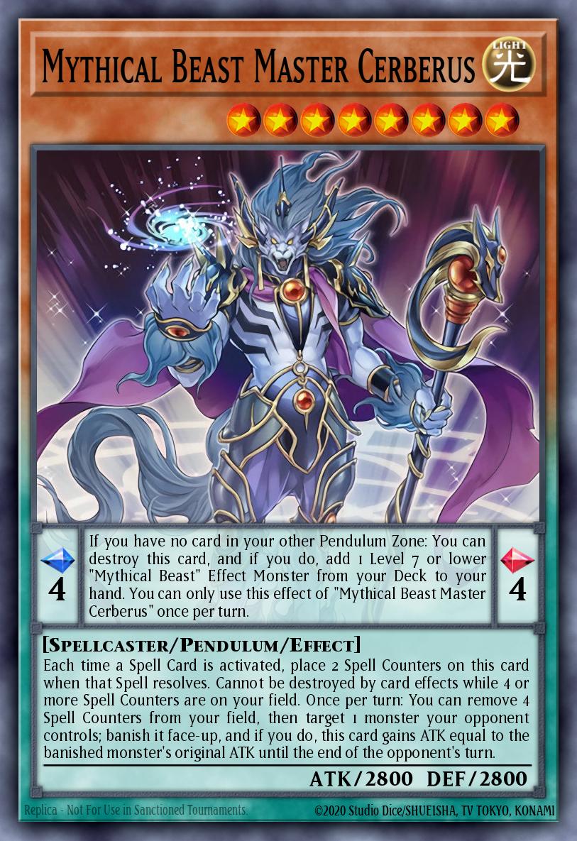 Mythical Beast Master Cerberus MP18-EN185 – 2018 Mega-Tin Mega Pack