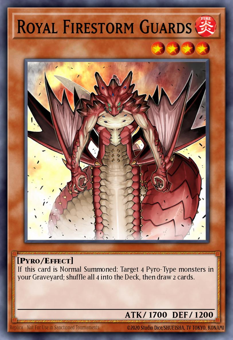 Royal Firestorm Guards SR14-EN018 – Structure Deck: Fire Kings