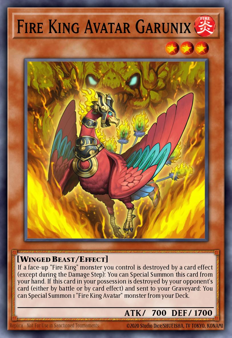 Fire King Avatar Garunix SR14-EN004 – Structure Deck: Fire Kings