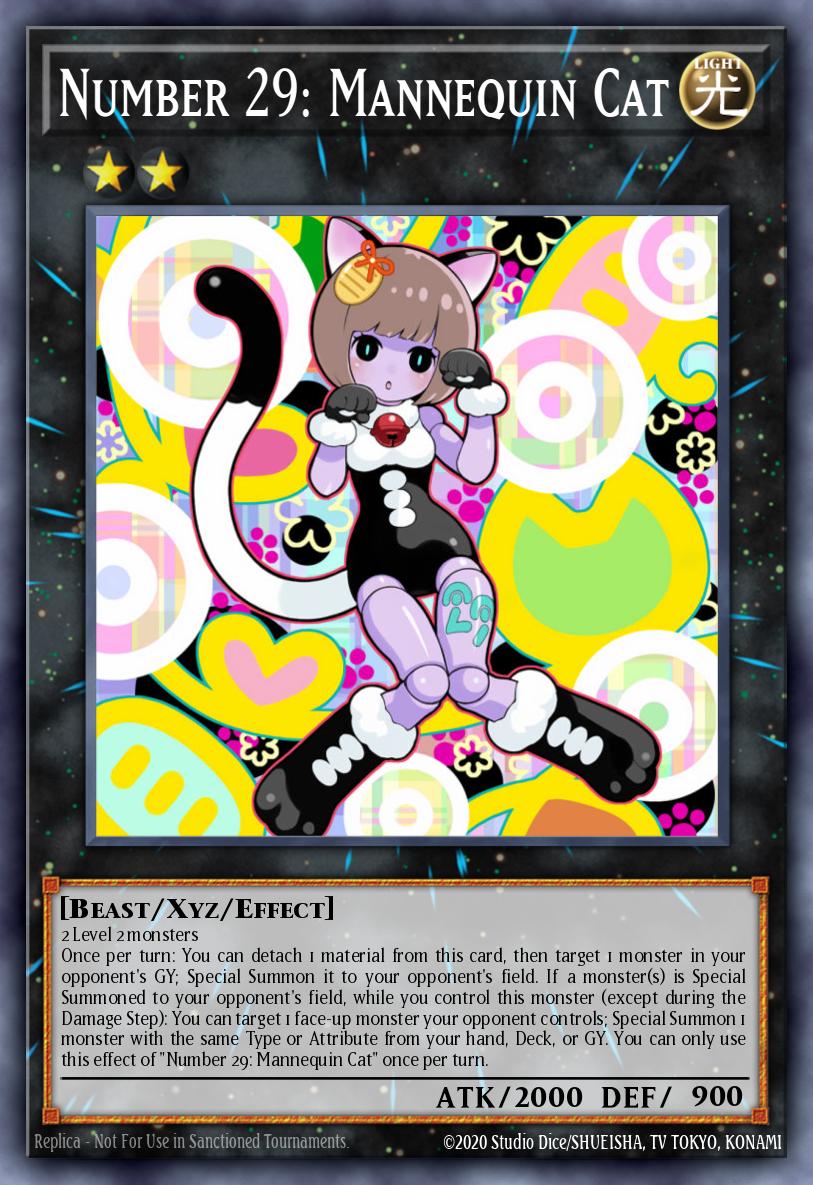 Number 29: Mannequin Cat OP21-EN009 – OTS Tournament Pack 21
