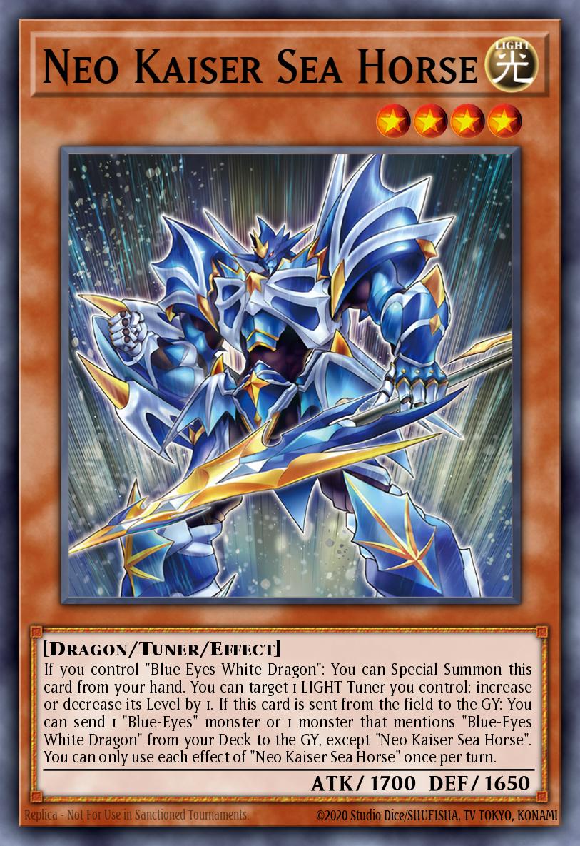 Neo Kaiser Sea Horse SDWD-EN004 – Structure Deck: Blue-Eyes White Destiny