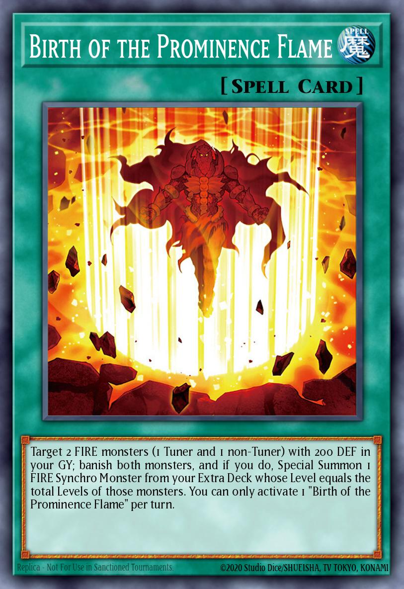 Birth of the Prominence Flame MP22-EN098 – 2022 Tin of the Pharaoh's Gods