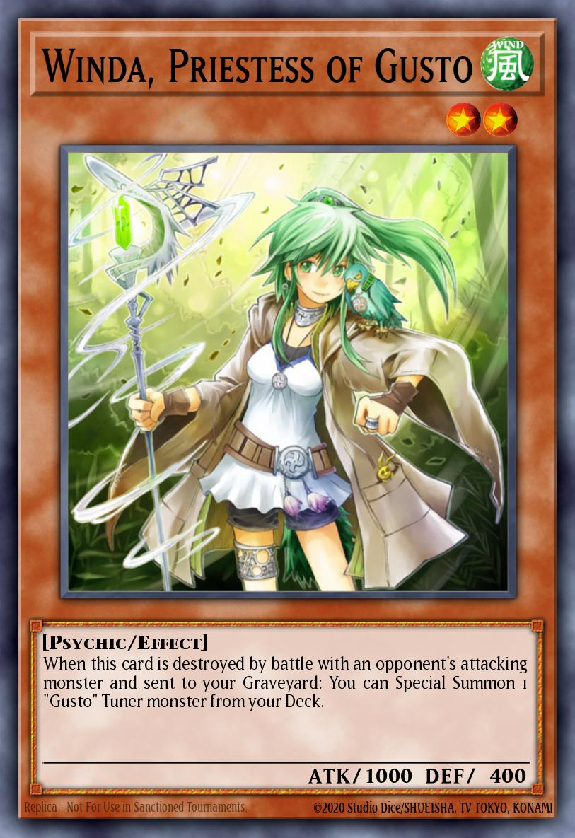 Winda, Priestess of Gusto DT05-EN073 – Duel Terminal 5b