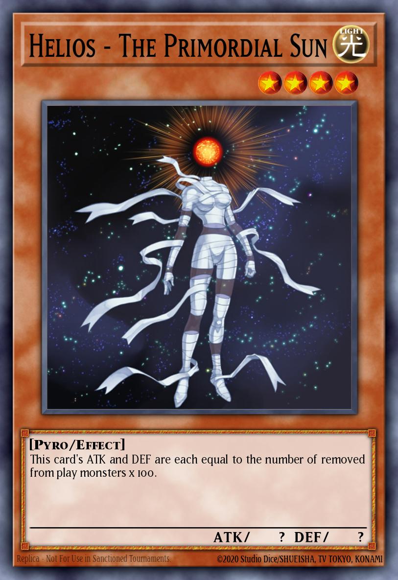 Helios - The Primordial Sun WC6-EN002 – Yu-Gi-Oh! Ultimate Masters: World Championship Tournament 2006 promotional cards