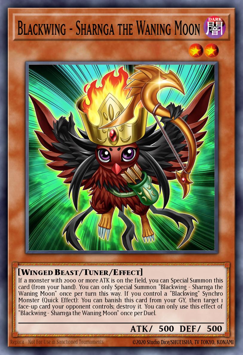 Blackwing - Sharnga the Waning Moon BLMR-EN039 – Battles of Legend: Monstrous Revenge