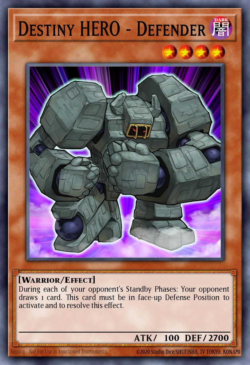 Destiny HERO - Defender WGRT-EN019 – War of the Giants Reinforcements