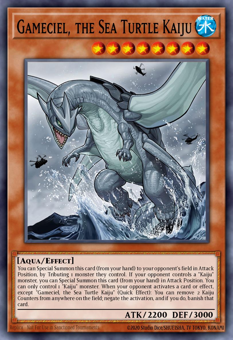 Gameciel, the Sea Turtle Kaiju DUDE-EN037 – Duel Devastator