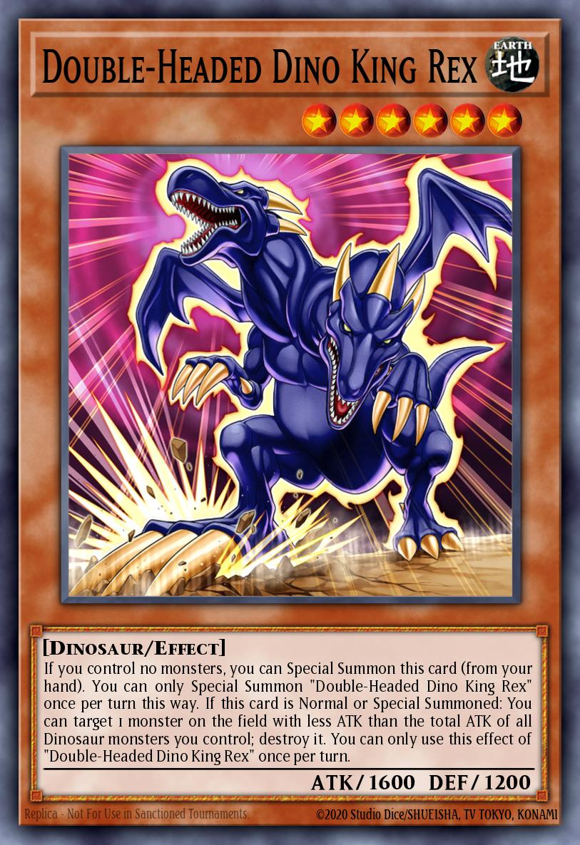Double-Headed Dino King Rex DUNE-EN007 – Duelist Nexus
