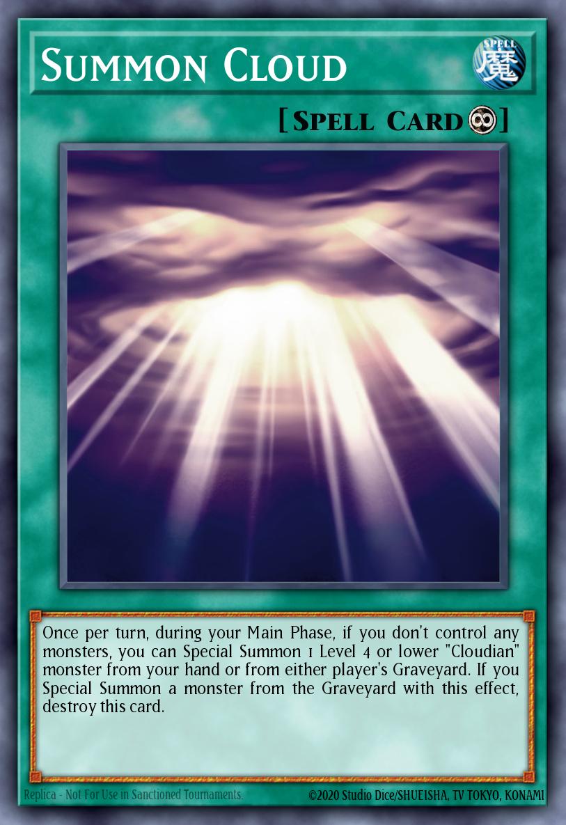 Summon Cloud SGX3-ENH15 – Speed Duel GX: Duelists of Shadows