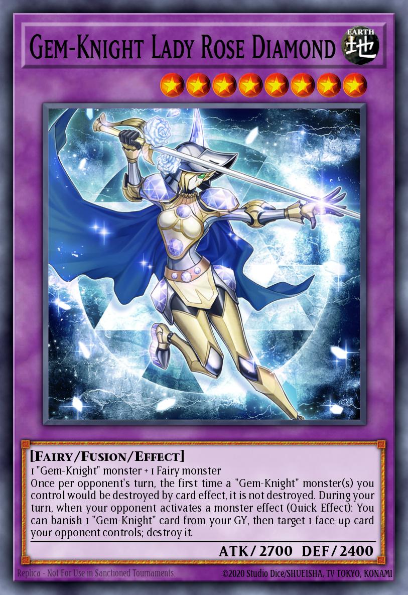 Gem-Knight Lady Rose Diamond POTE-EN044 – Power of the Elements