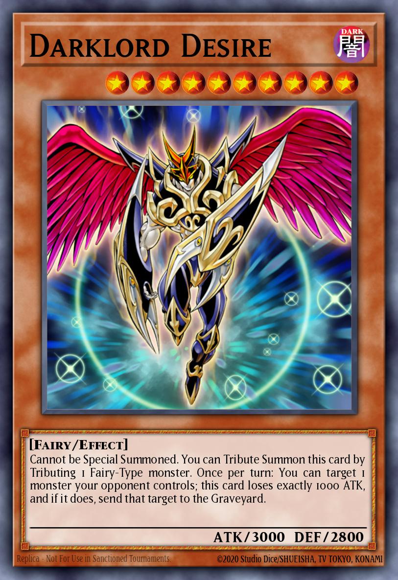 Darklord Desire YG05-EN001 – Yu-Gi-Oh! GX Volume 5 promotional card