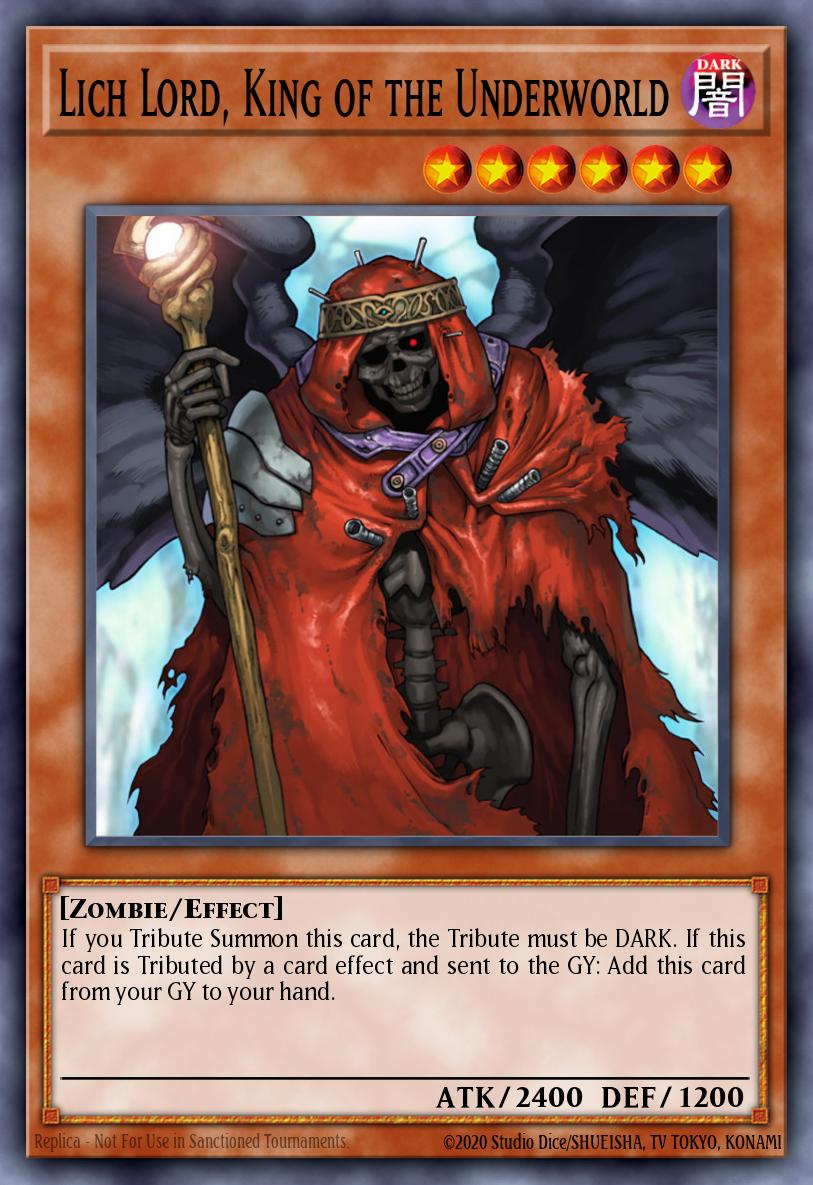 Lich Lord, King of the Underworld GLD4-EN019 – Gold Series 4: Pyramids Edition