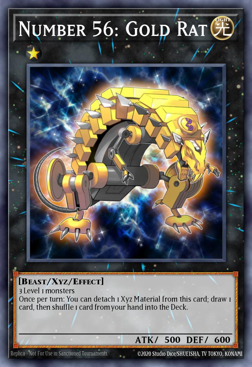 Number 56: Gold Rat ZTIN-EN013 – Zexal Collection Tin