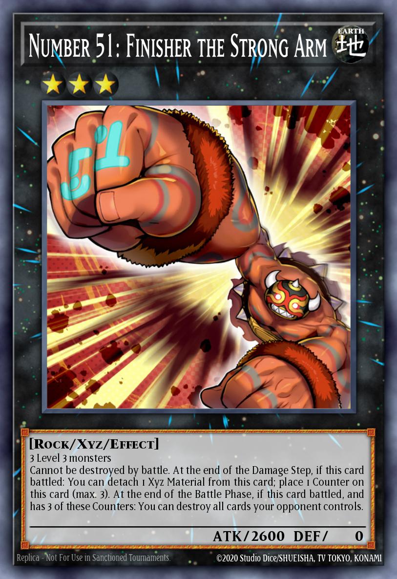 Number 51: Finisher the Strong Arm DRL3-EN024 – Dragons of Legend: Unleashed