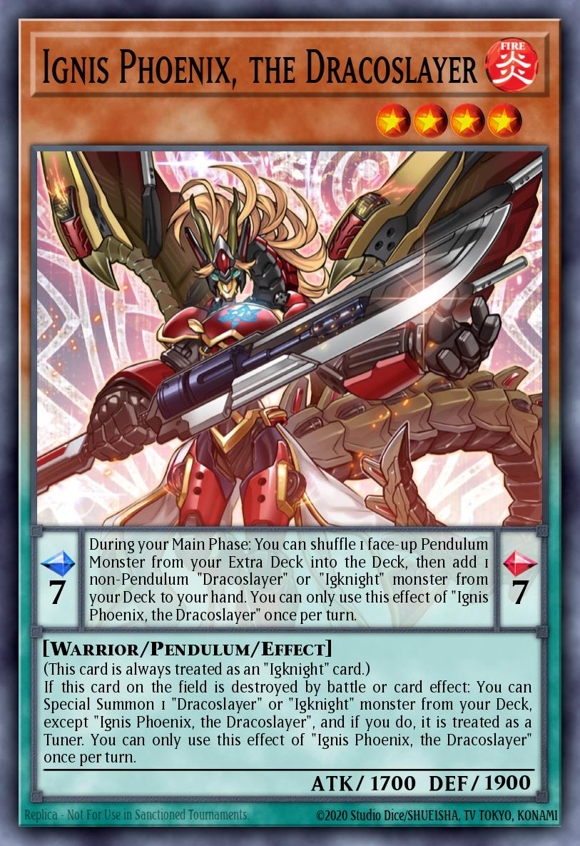 Ignis Phoenix, the Dracoslayer DABL-EN022 – Darkwing Blast