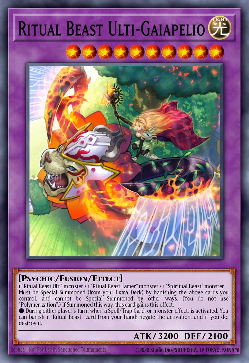 Ritual Beast Ulti-Gaiapelio BLTR-EN086 – Battles of Legend: Terminal Revenge