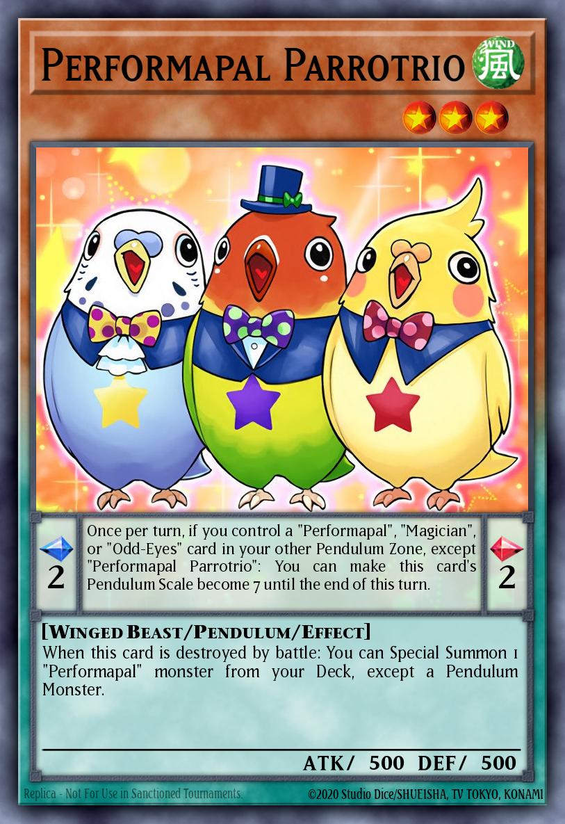 Performapal Parrotrio YS16-EN005 – Starter Deck: Yuya