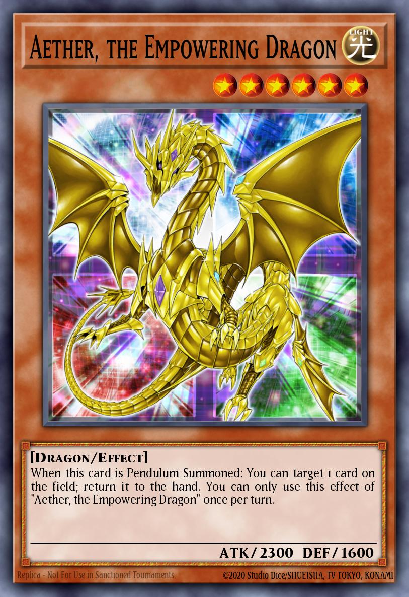 Aether, the Empowering Dragon DEM3-EN008 – Demo Deck 2016