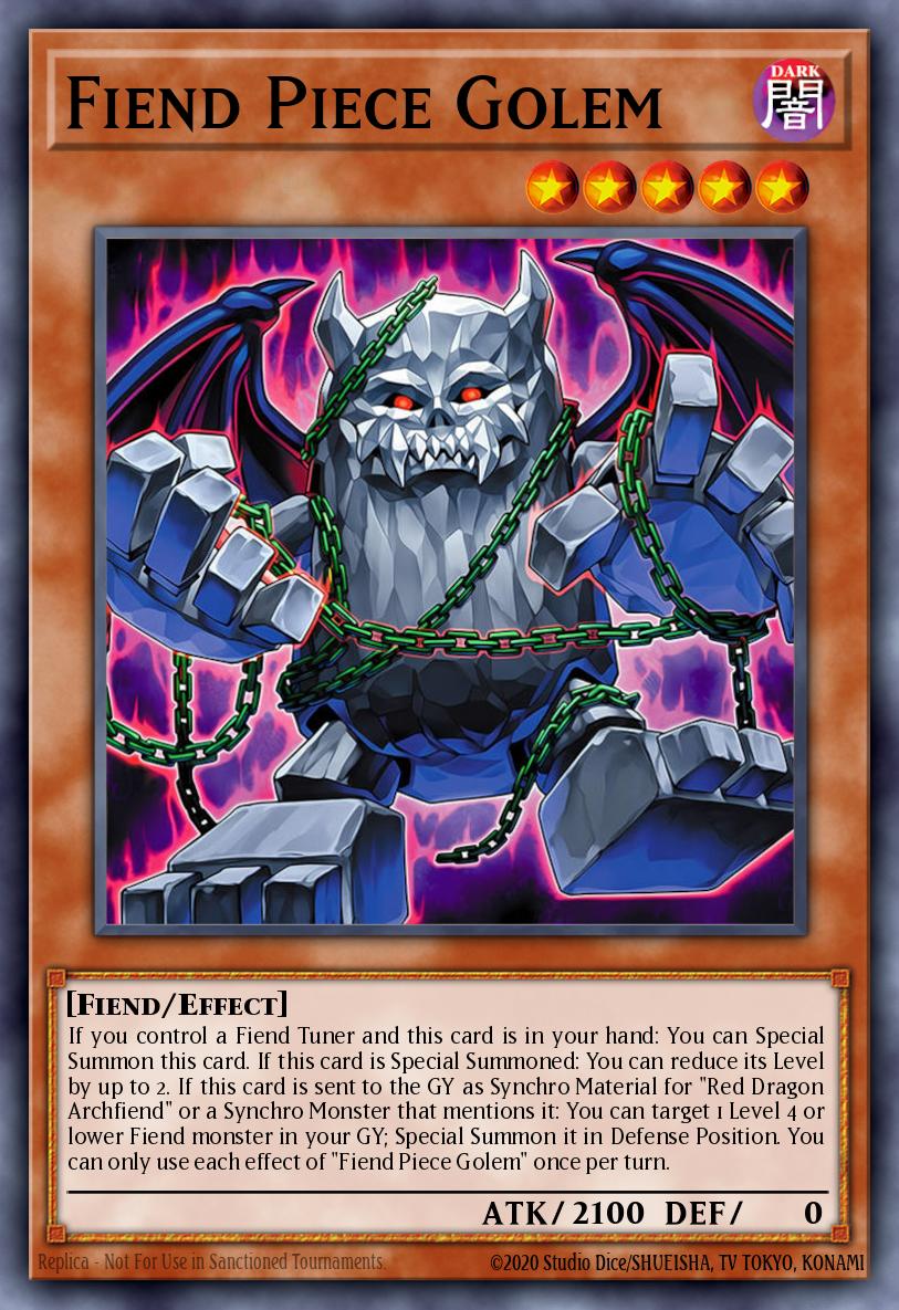 Fiend Piece Golem BLZD-EN003 – Blazing Dominion