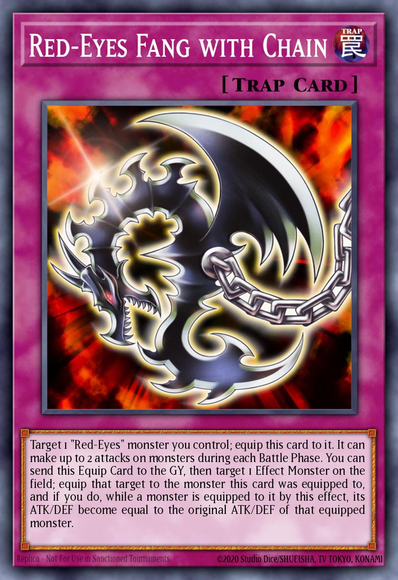 Red-Eyes Fang with Chain LEDU-EN004 – Legendary Duelists