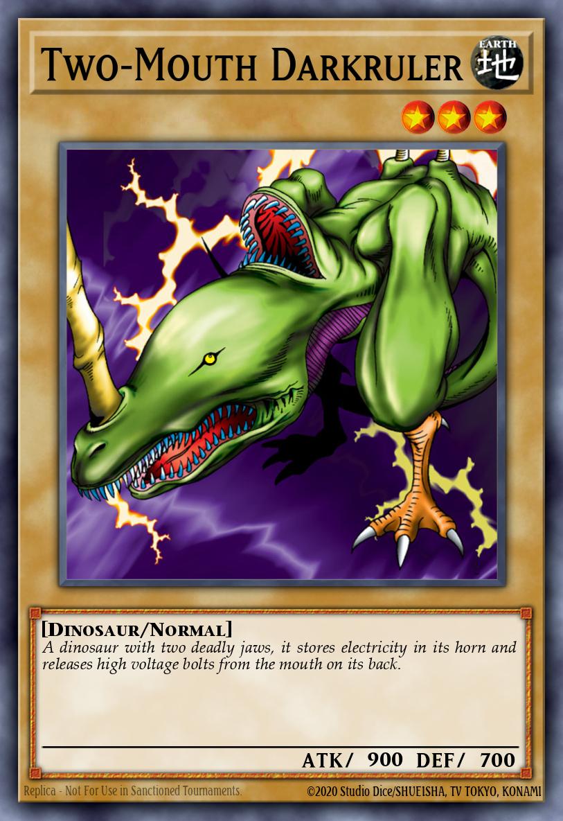 Two-Mouth Darkruler LOB-EN030 – Legend of Blue Eyes White Dragon