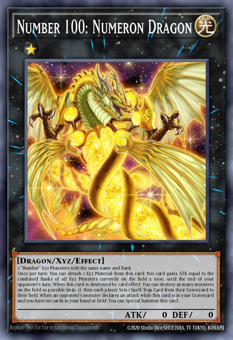 Number 100: Numeron Dragon BLCR-EN084 – Battles of Legend: Crystal Revenge