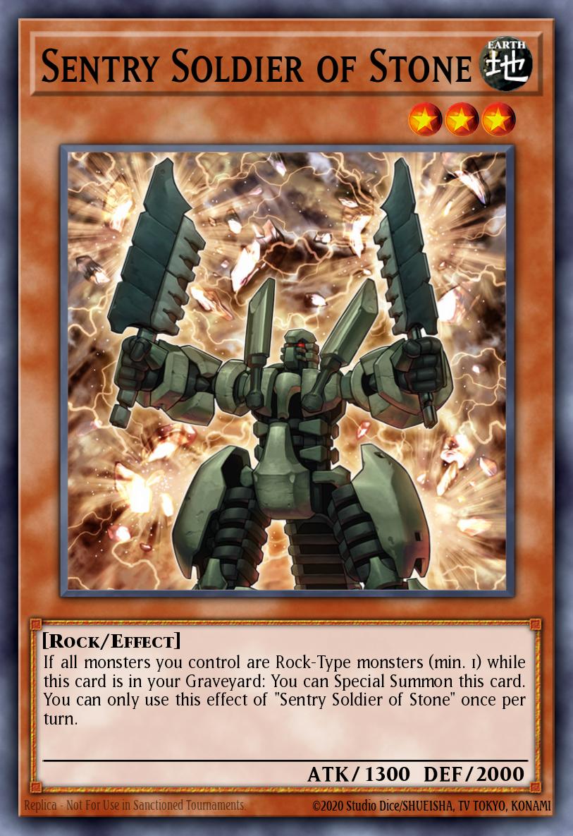 Sentry Soldier of Stone MVP1-ENG12 – Yu-Gi-Oh! The Dark Side of Dimensions Movie Pack: Gold Edition