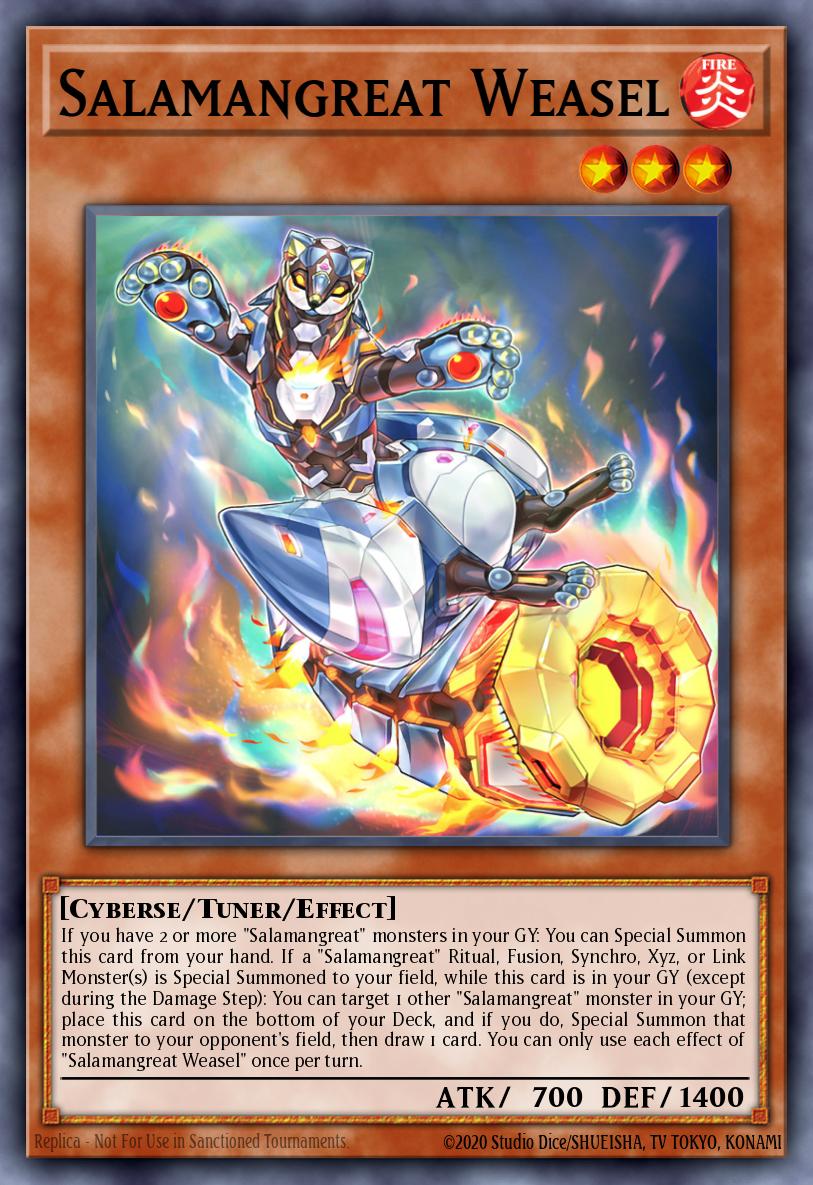 Salamangreat Weasel LD10-EN002 – Legendary Duelists: Soulburning Volcano