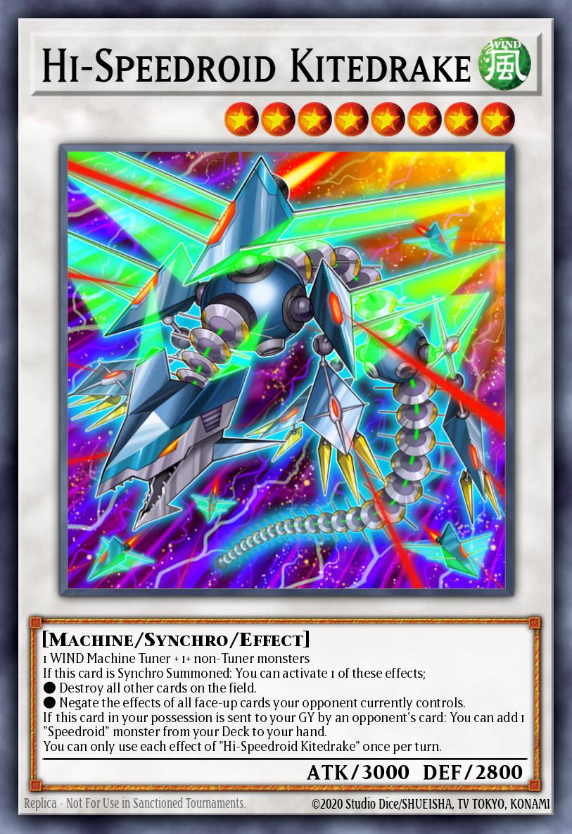 Hi-Speedroid Kitedrake LAVD-ENS30 – Legendary Arc-V Decks