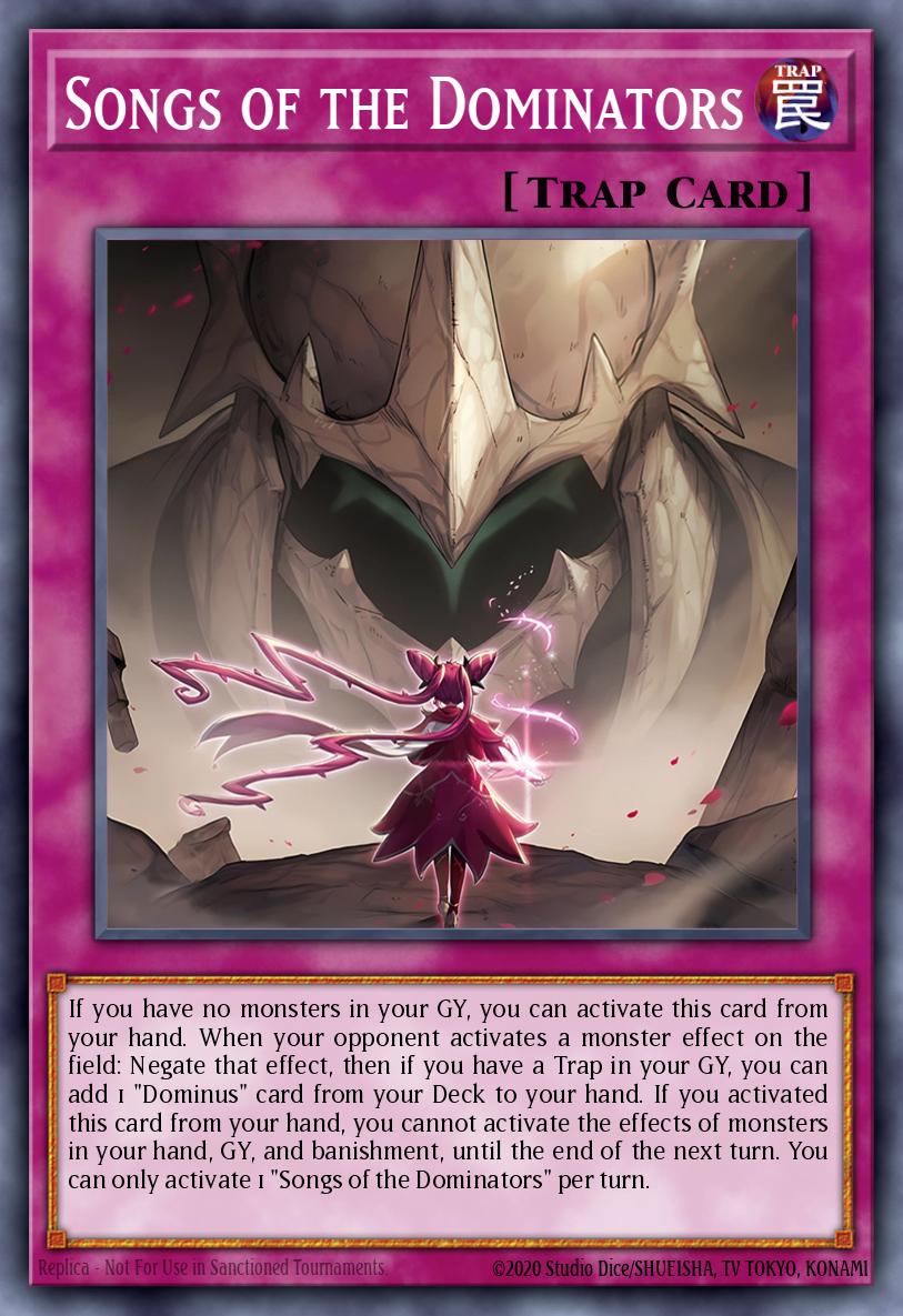 Songs of the Dominators RA05-EN081 – Rarity Collection 5
