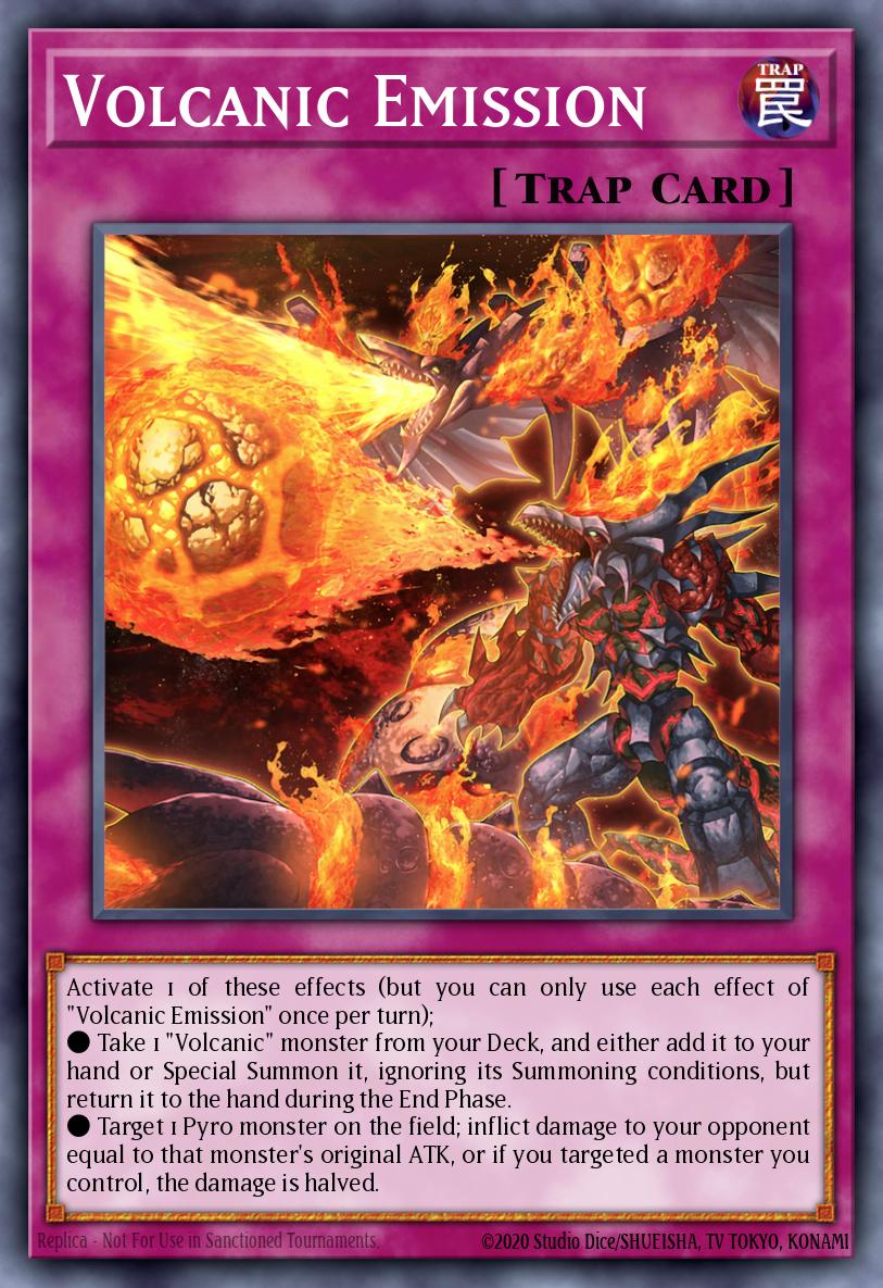 Volcanic Emission LD10-EN023 – Legendary Duelists: Soulburning Volcano