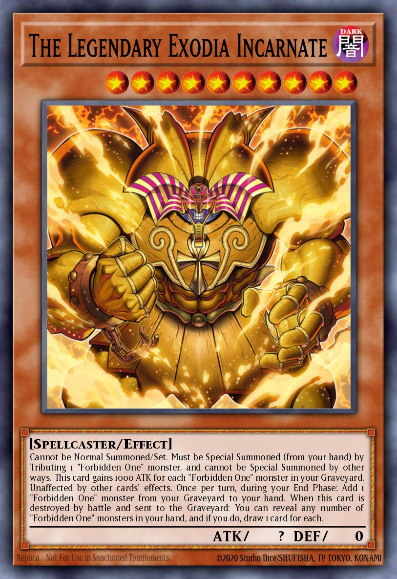 The Legendary Exodia Incarnate BLTR-EN051 – Battles of Legend: Terminal Revenge