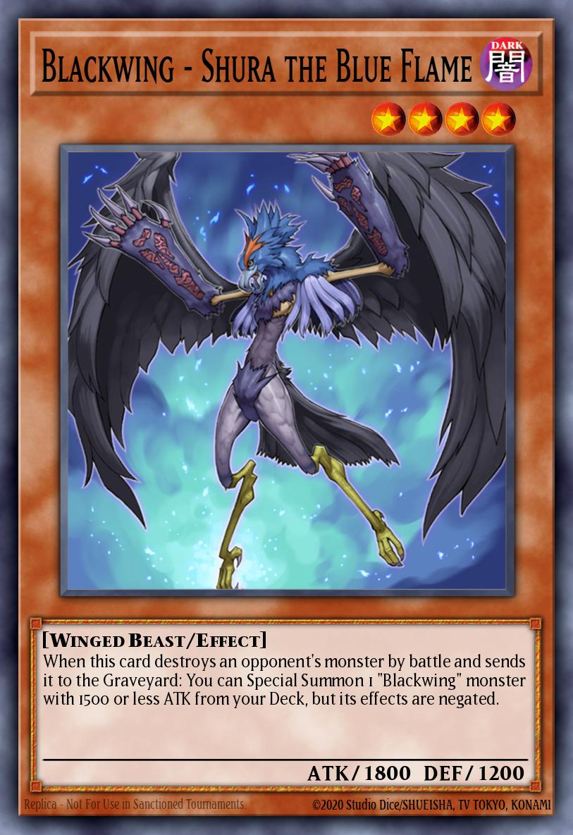 Blackwing - Shura the Blue Flame RGBT-EN011 – Raging Battle