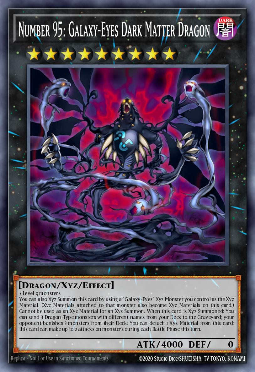 Number 95: Galaxy-Eyes Dark Matter Dragon MP25-EN300 – 2025 Mega-Pack Tin