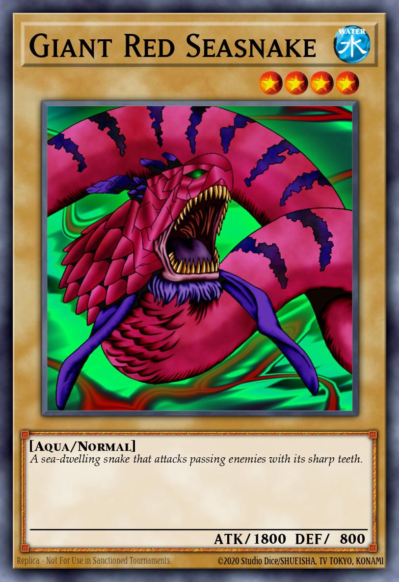 Giant Red Seasnake TP4-007 – Tournament Pack 4