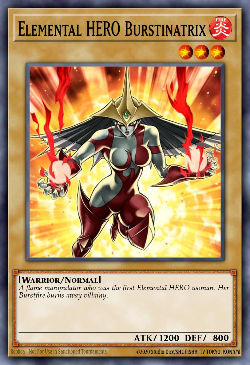 Elemental HERO Burstinatrix MDP2-EN003 – McDonald's Promotional Cards 2