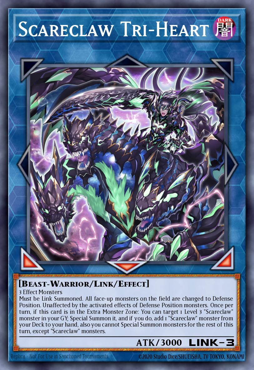 Scareclaw Tri-Heart MP23-EN088 – 25th Anniversary Tin: Dueling Heroes Mega Pack