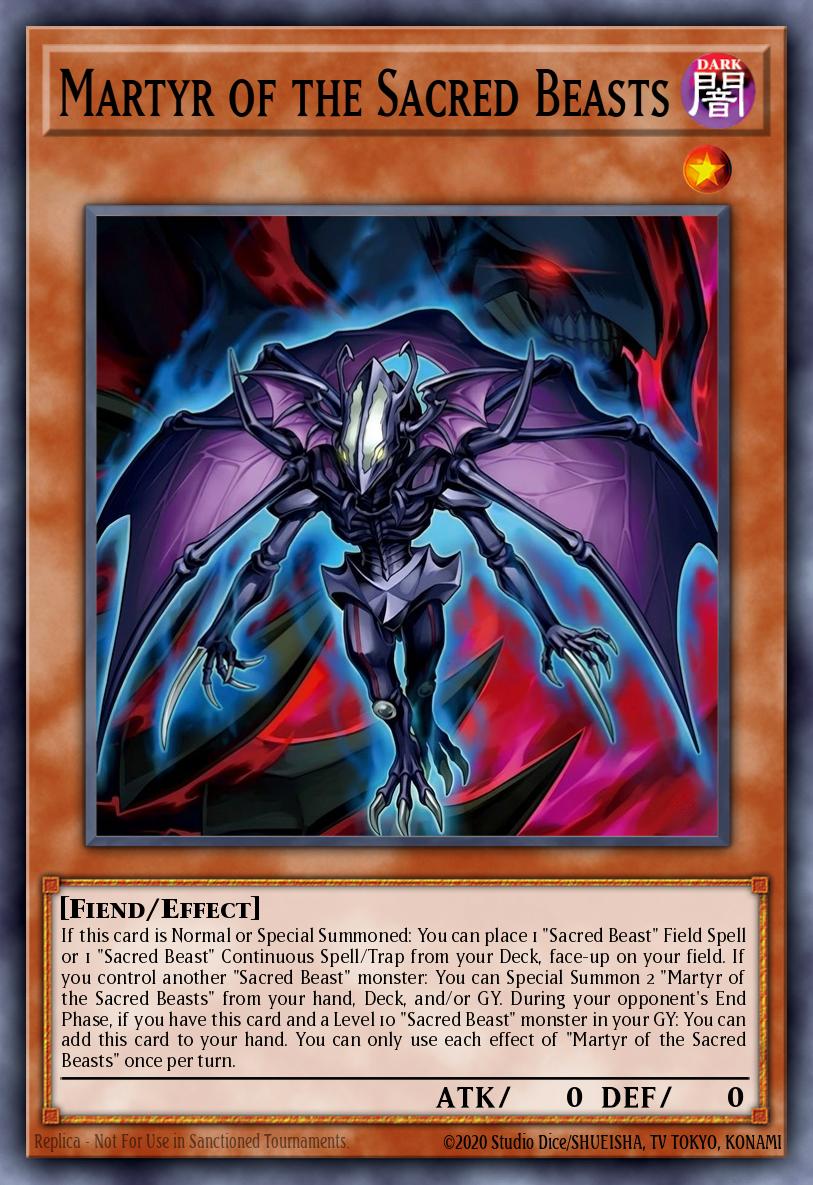 Martyr of the Sacred Beasts CORI-EN009 – Chaos Origins