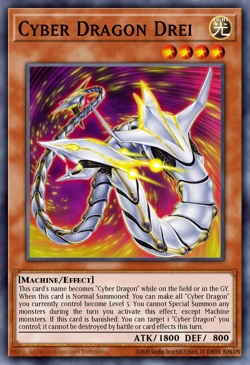 Cyber Dragon Drei LEDD-ENB03 – Legendary Dragon Decks